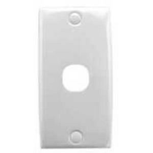 GRID PLATE INTERMEDIATE STANDARD SERIES 1 GANG WIDE MOUNTING CENTRES WHITE ELECTRIC