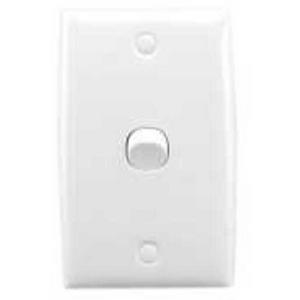 SWITCH VERTICAL STANDARD SERIES 1 GANG 10A 250V WHITE ELECTRIC