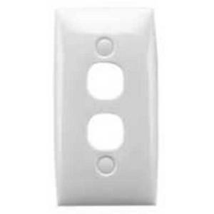 GRID PLATE INTERMEDIATE STANDARD SERIES 2 GANG WHITE ELECTRIC