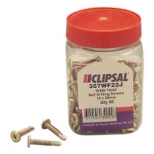 SCREW WAFER HEAD SELF DRILLING 10 GAUGE X 22MM JAR