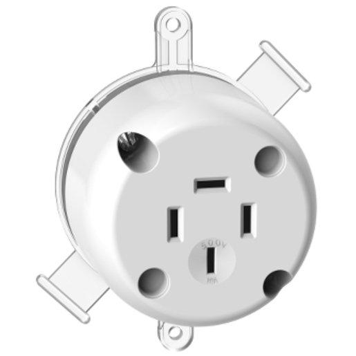 Clipsal 410-WE | Surface Socket Plug Base Lighting 4 Pin Un Switched ...