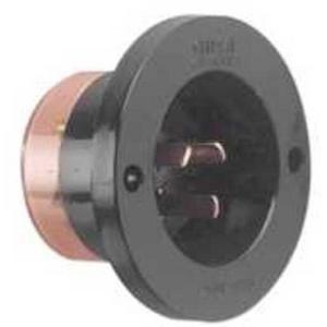 SOCKET INLET 3 PIN BLACK 10A