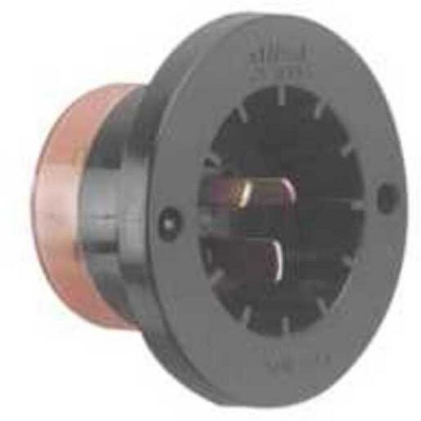 Power Outlet Unswitched Flush Inlet Single 15A 250V Black, Ideal Electrical Catalogue Switches Plugs Sockets Plugs Sockets Domestic Inlets - Construction Supplies Australia