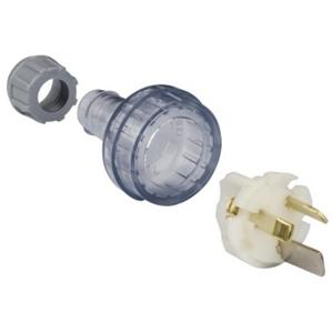 PLUG TOP 3PN HD FL 250V 15A TRANSPARENT