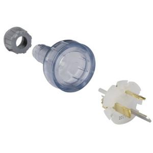 PLUG TOP 3PN 250V 10AH/DFL TRANSPARENT