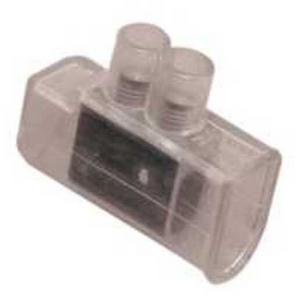 SCREW CONNECTOR TWO SCREW 2X35MM 80A CLEAR