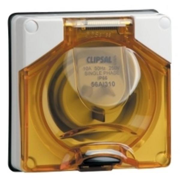 Appliance Inlet 56 Series 3 Pin 10A Less Back Box, Ideal Electrical Catalogue Industrial Industrial Plugs Sockets Industrial Plug For Mounting On Machines And Equipment - Construction Supplies Australia