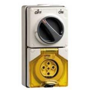 SOCKET SWITCHED SURFACE IP66 5PIN 20A