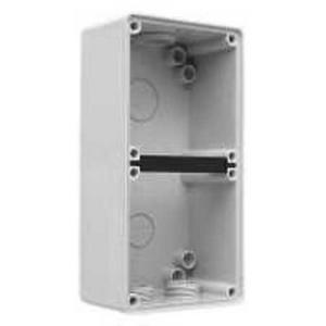 ENCLOSURE BASE ONLY 56 SERIES 2 GANG RESISTANT WHITE