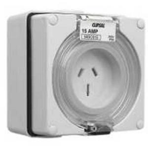 SOCKET OUTLET 3 PIN 15A