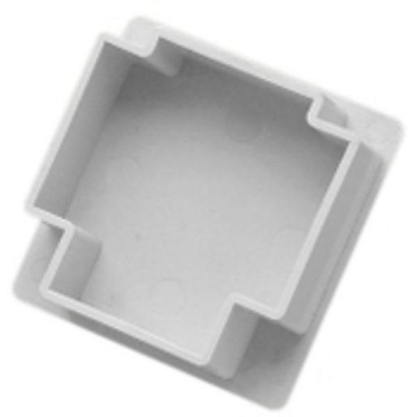 Duct End Plug PVC Grey, Ideal Electrical Catalogue Cable Management Duct End Cap For Installation Duct - Construction Supplies Australia