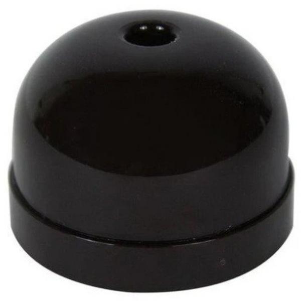 Ceiling Rose 4 Terminal Black, Ideal Electrical Catalogue Cable Management Box Housing Ceiling Rose - Construction Supplies Australia