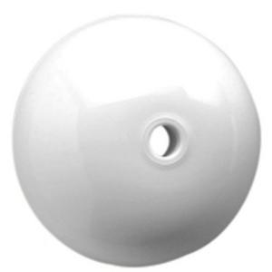 CEILING ROSE 4 TERMINAL LARGE BASE WHITE