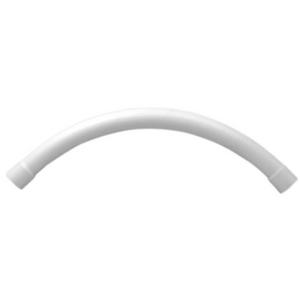BEND LONG SWEEP PVC 80MM 90DEG COMMS CONDUIT FITTING WHITE