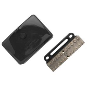MINI NEUTRAL LINK 100 A 500 V 14 HOLE WITH COVER BLACK