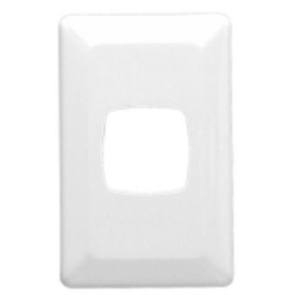 1G Cover 116X116 White Electric, Ideal Electrical Catalogue Switches Plugs Sockets Switches Grid Cover Plate - Construction Supplies Australia