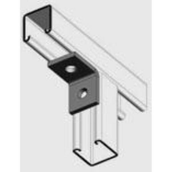 Angle Fittings 2 Hole For Strut Hot Dip Galvanised, Ideal Electrical Catalogue Cable Management Cable Support Connector For Cable Support System - Construction Supplies Australia