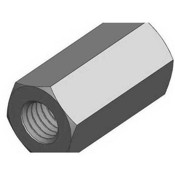 Threaded Rod Coupler Zinc Plated M10, Ideal Electrical Catalogue Cable Management Threaded Rod Threaded Sleeve - Construction Supplies Australia