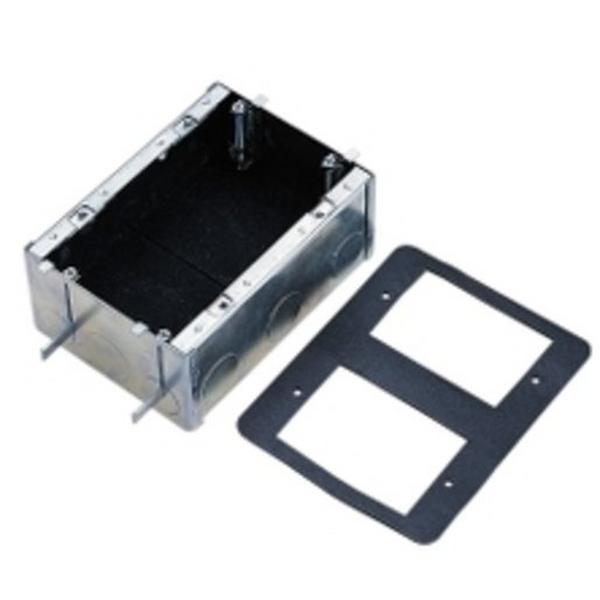 Mounting Box Wall Metal 2 Gang Accessories Fire Rated, Ideal Electrical Catalogue Switches Plugs Sockets Switches Wall Box - Construction Supplies Australia