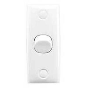 SWITCH ARCHITRAVE STANDARD SERIES 1 GANG 10A 250V RED