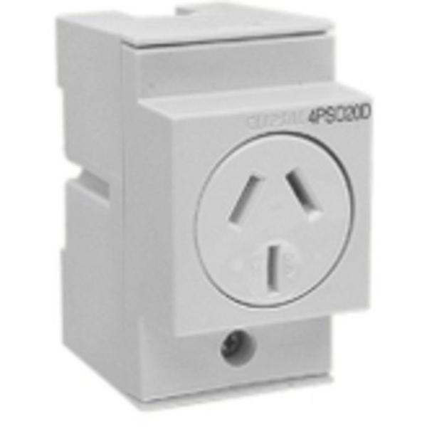 2Pswskt 2.5M D/P 20A, Ideal Electrical Catalogue Switches Plugs Sockets Outlets Din Rail Outlet - Construction Supplies Australia