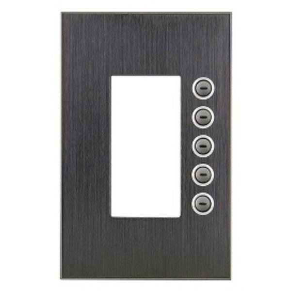 5 Gang Dlt Glass Facia, Ideal Electrical Catalogue Industrial Bus System Multi Operating Device For Bus System - Construction Supplies Australia