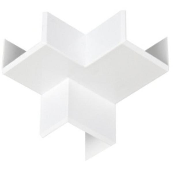 Duct Flat Tee White Electric, Ideal Electrical Catalogue Cable Management Duct Tee For Wall Duct - Construction Supplies Australia