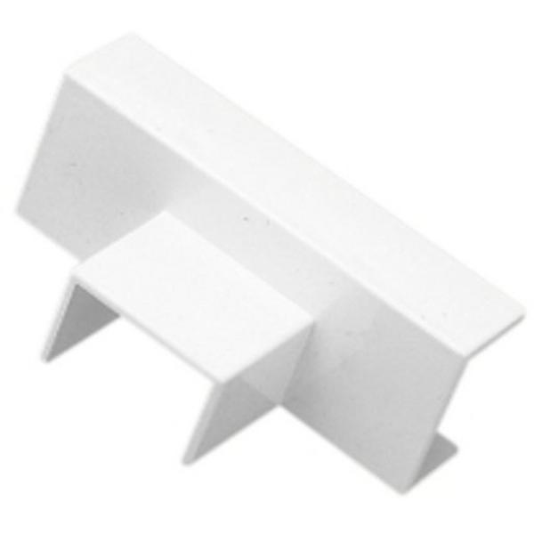 Duct Flat Tee White Electric, Ideal Electrical Catalogue Cable Management Duct Tee For Wall Duct - Construction Supplies Australia