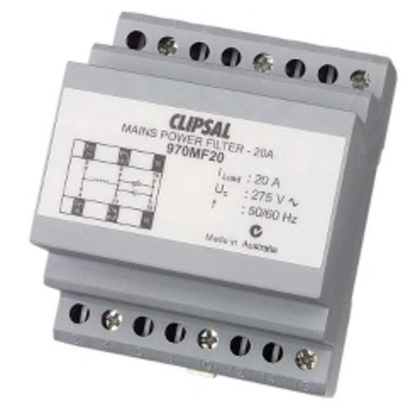 Mains Filter 250V 20A, Ideal Electrical Catalogue Power Distribution Surge Protection Surge Protection Module - Construction Supplies Australia