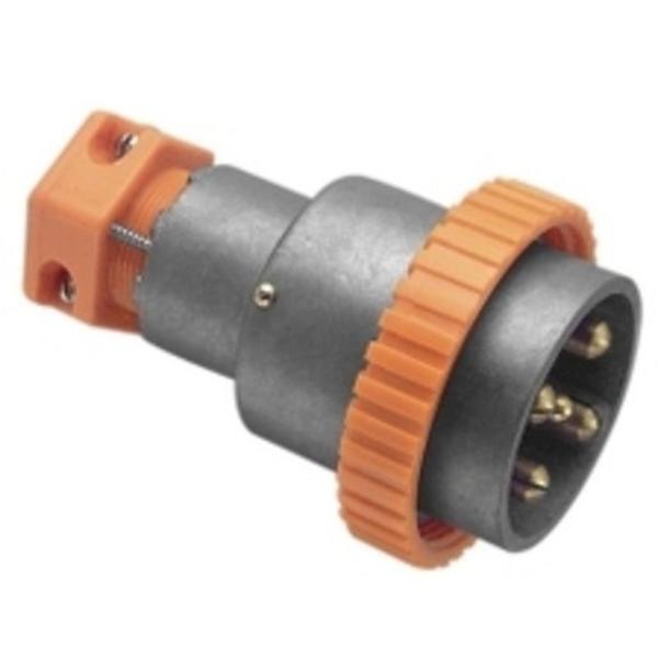 CONNECTOR PLUG 500V 32A 5 X RD PIN METAL, Ideal Electrical Catalogue Industrial Industrial Plugs Sockets Industrial Plug - Construction Supplies Australia