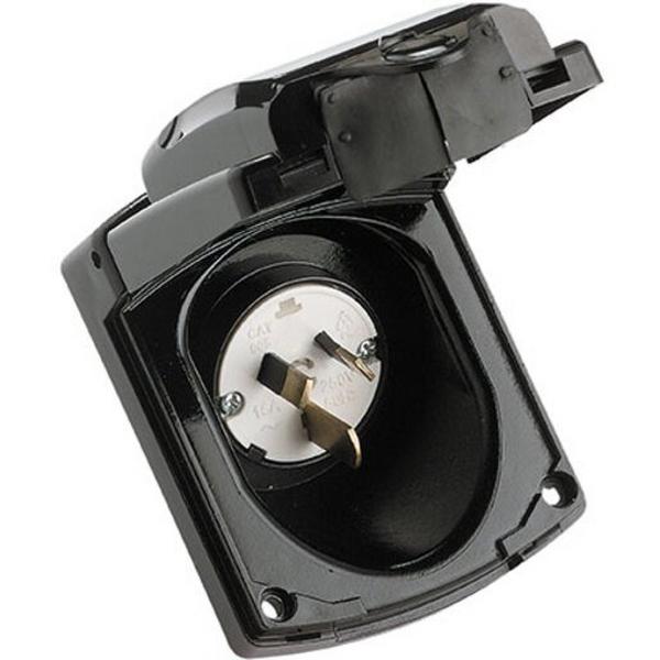 15A 250V Flush Inlet W/Wprf Flap IP34, Ideal Electrical Catalogue Switches Plugs Sockets Plugs Sockets Domestic Inlets - Construction Supplies Australia