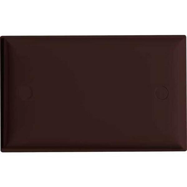 Blank Flush Plate Black Black, Ideal Electrical Catalogue Switches Plugs Sockets Switches Grid Cover Plate - Construction Supplies Australia