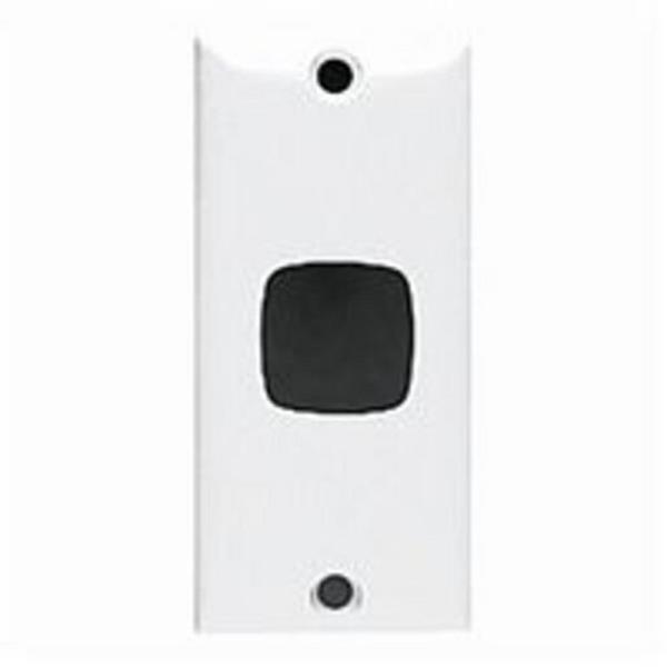 Architrave Switch Plate Flush 2 Gang White, Ideal Electrical Catalogue Switches Plugs Sockets Switches Grid Cover Plate - Construction Supplies Australia