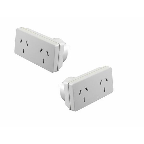 Comp Twin 2Pack Adaptr, Ideal Electrical Catalogue Electrical Appliances Power Boards Power Board - Construction Supplies Australia