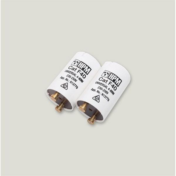 40W Uni Starter 2Pk, Ideal Electrical Catalogue Light Fittings Control Gear Starter For Lighting - Construction Supplies Australia