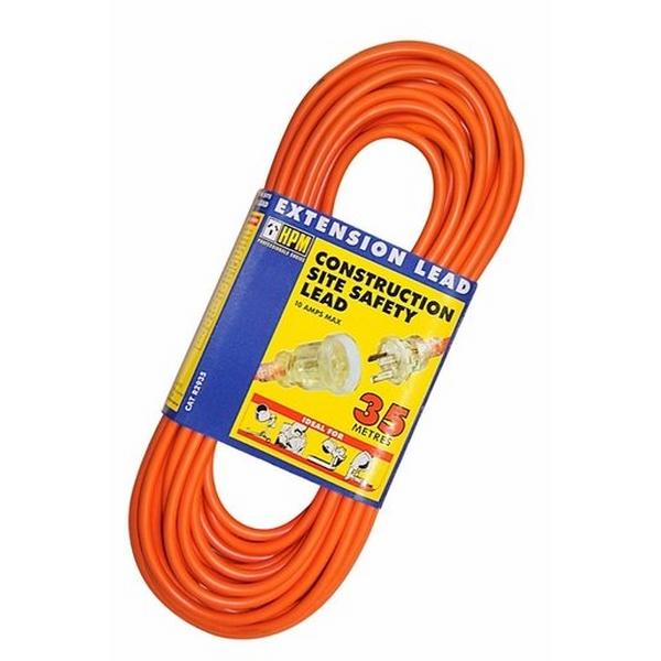 35M Industrial Safety Lead, Ideal Electrical Catalogue Electrical Appliances Power Leads Power Cord - Construction Supplies Australia