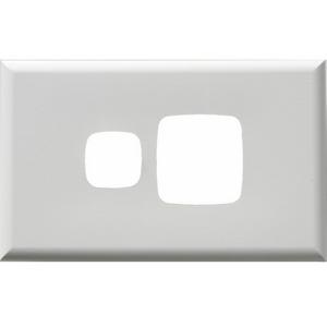 COVER PLATE EXCEL SERIES FOR SINGLE POWER OUTLET GLOSS WHITE