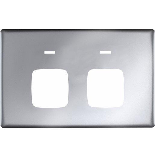 HPM LN777APLMS | Linea Auto Switch Cover Plate Mat Silver | Grid ...