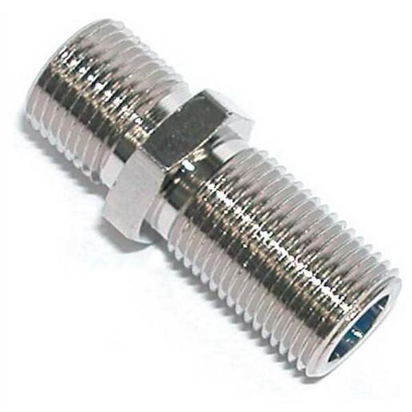 F81 26mm Barrel F-Type High Return Loss F To F Adaptor, Ideal Electrical Catalogue Av Security Detection Antennas Antenna Mounting Material - Construction Supplies Australia