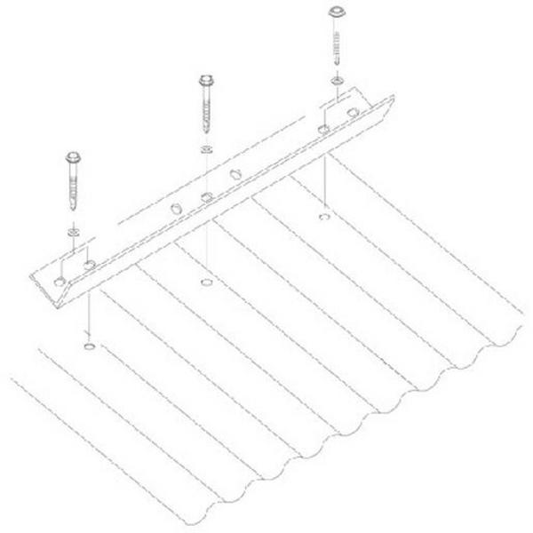 BATTEN ROOF MOUNT METAL HEAVY DUTY LOAD SPREAD, Ideal Electrical Catalogue Av Security Detection Antennas Antenna Support Bracket - Construction Supplies Australia