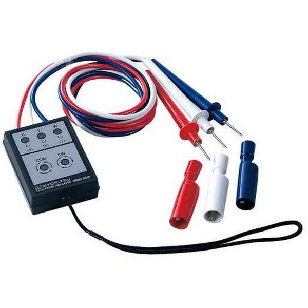 Kew Phase Rotation Tester 8031F-Fused Test Leads, Ideal Electrical Catalogue Tools Instrumentation Test Measurement Phase Sequence Indicator - Construction Supplies Australia