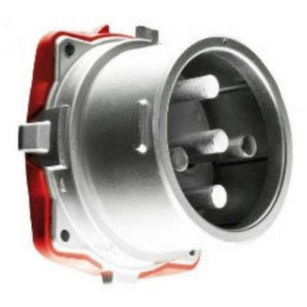 Appliance Inlet Ds2 Metal Size.6 IP66/67 3P+N+E 250A 440V AC, Ideal Electrical Catalogue Industrial Industrial Plugs Sockets Industrial Plug For Mounting On Machines And Equipment - Construction Supplies Australia