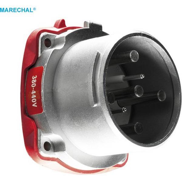 Appliance Inlet (Male Drain) Ds6 Semi-Recessed M, Ideal Electrical Catalogue Industrial Industrial Plugs Sockets Industrial Socket Outlet - Construction Supplies Australia