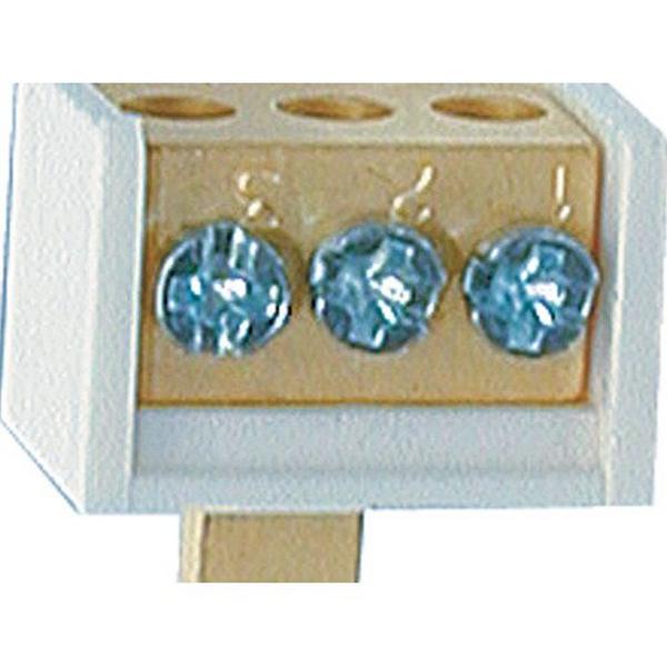 3 Hole Neutral Link, Ideal Electrical Catalogue Power Distribution Busbar Neutral Busbar - Construction Supplies Australia