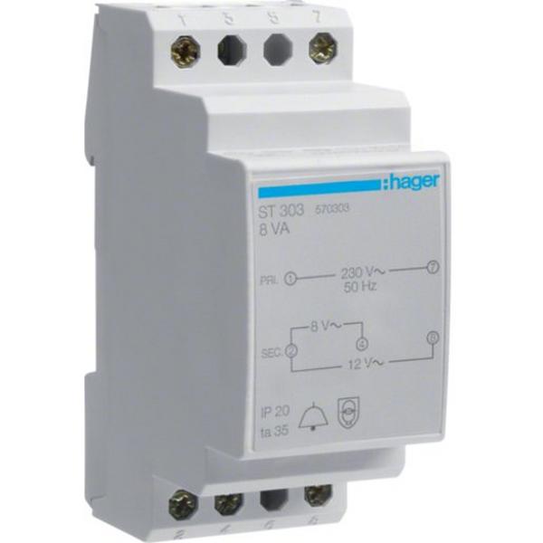 Transformer 240V/8-12V 8Va, Ideal Electrical Catalogue Power Distribution Transformers Bell Transformer - Construction Supplies Australia
