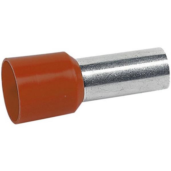 10.0 Mm2 Ferrule Brass Price Per 100/Pac, Ideal Electrical Catalogue Wiring Accessories Lugs Links Cable End Sleeve - Construction Supplies Australia