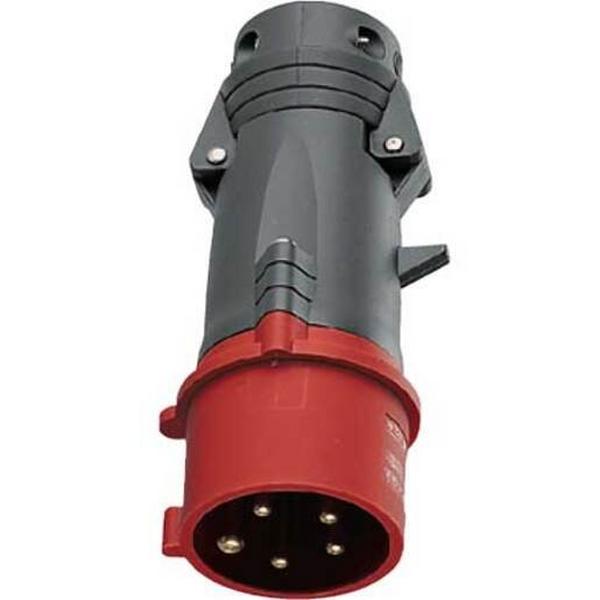 16A 400V3P+E Str Plug IP44 Rated, Ideal Electrical Catalogue Industrial Industrial Plugs Sockets Industrial Plug - Construction Supplies Australia