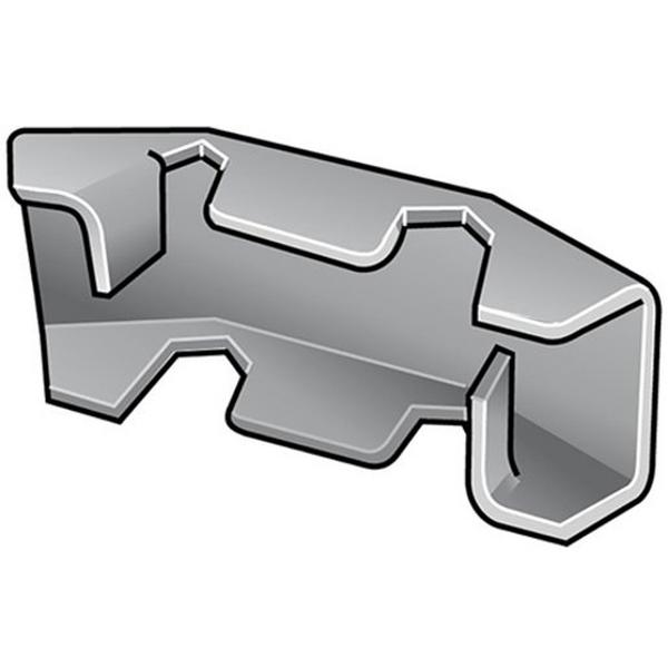 Small Bend Fast Lock. Clips Hot Dipped Galvanised (Bag Of 25), Ideal Electrical Catalogue Cable Management Cable Support Connector For Cable Support System - Construction Supplies Australia