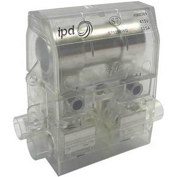 125A Back Wired Off Load Disconnect Clear, Ideal Electrical Catalogue Power Distribution Fuses Holders Tag Bolted Fuse Base - Construction Supplies Australia