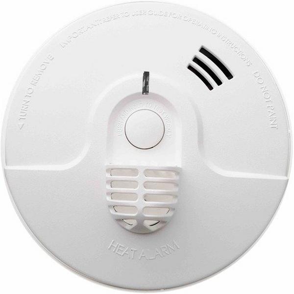 Heat Alarm Lifesaver 240V AC / 9V DC Fixed-Temperature, Ideal Electrical Catalogue Av Security Detection Fire Gas Alarm Detection Fire Detector - Construction Supplies Australia
